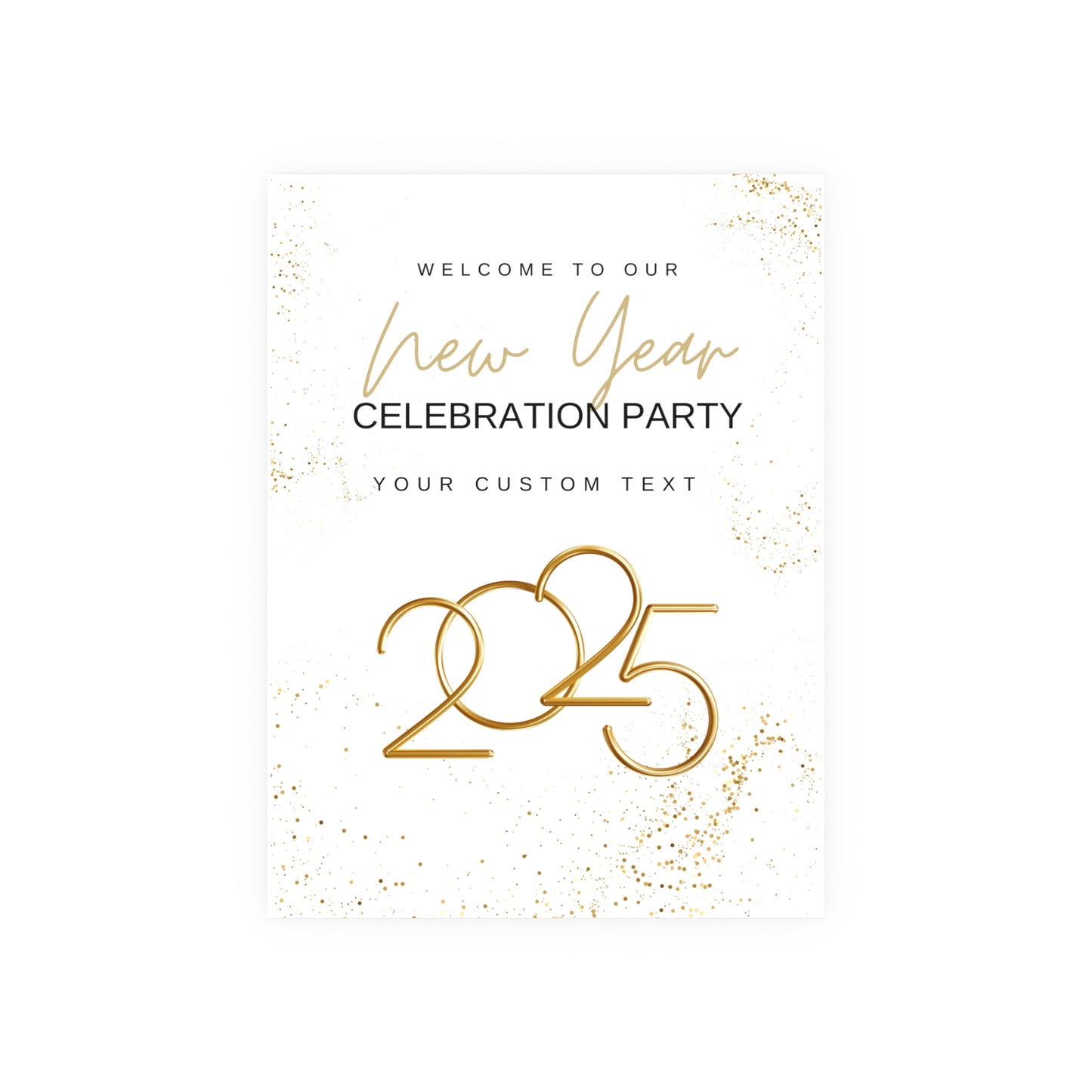 Golden New Beginnings Matte Posters