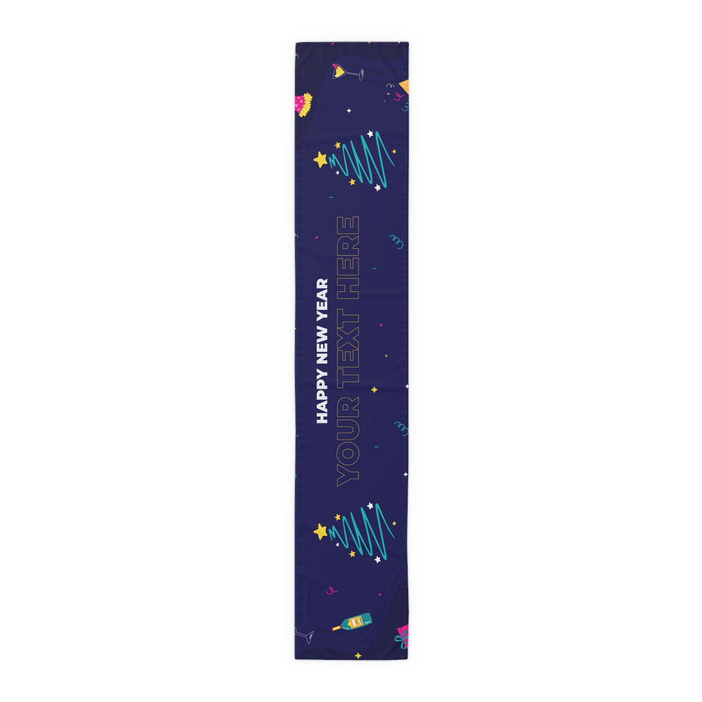 Cosmic Countdown Table Runner (Cotton, Poly)