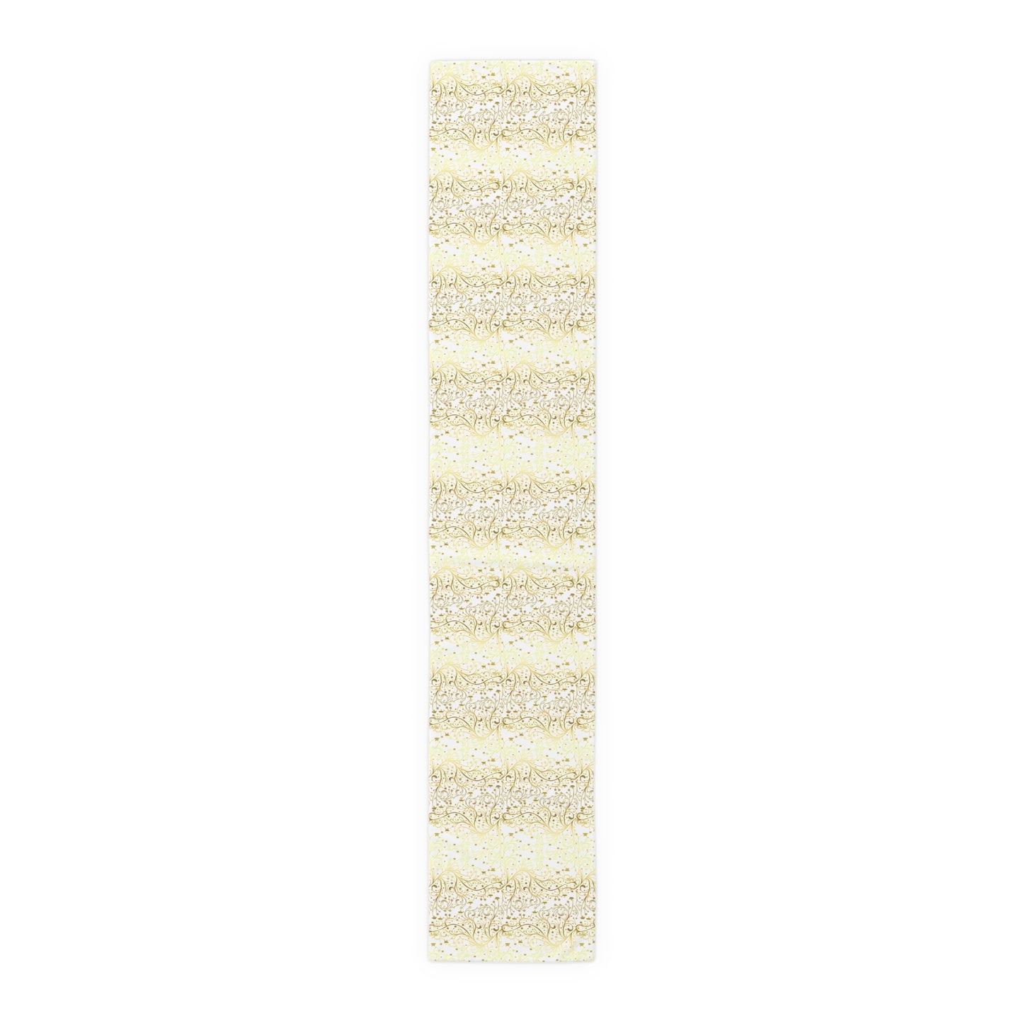 Golden Christmas Table Runner (Cotton, Poly)