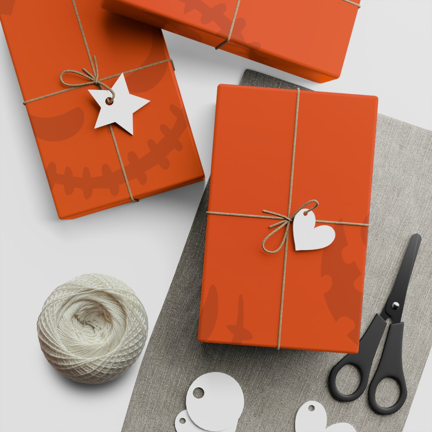 Pumpkin Party Gift Wrapping Paper Sheets, 1pc