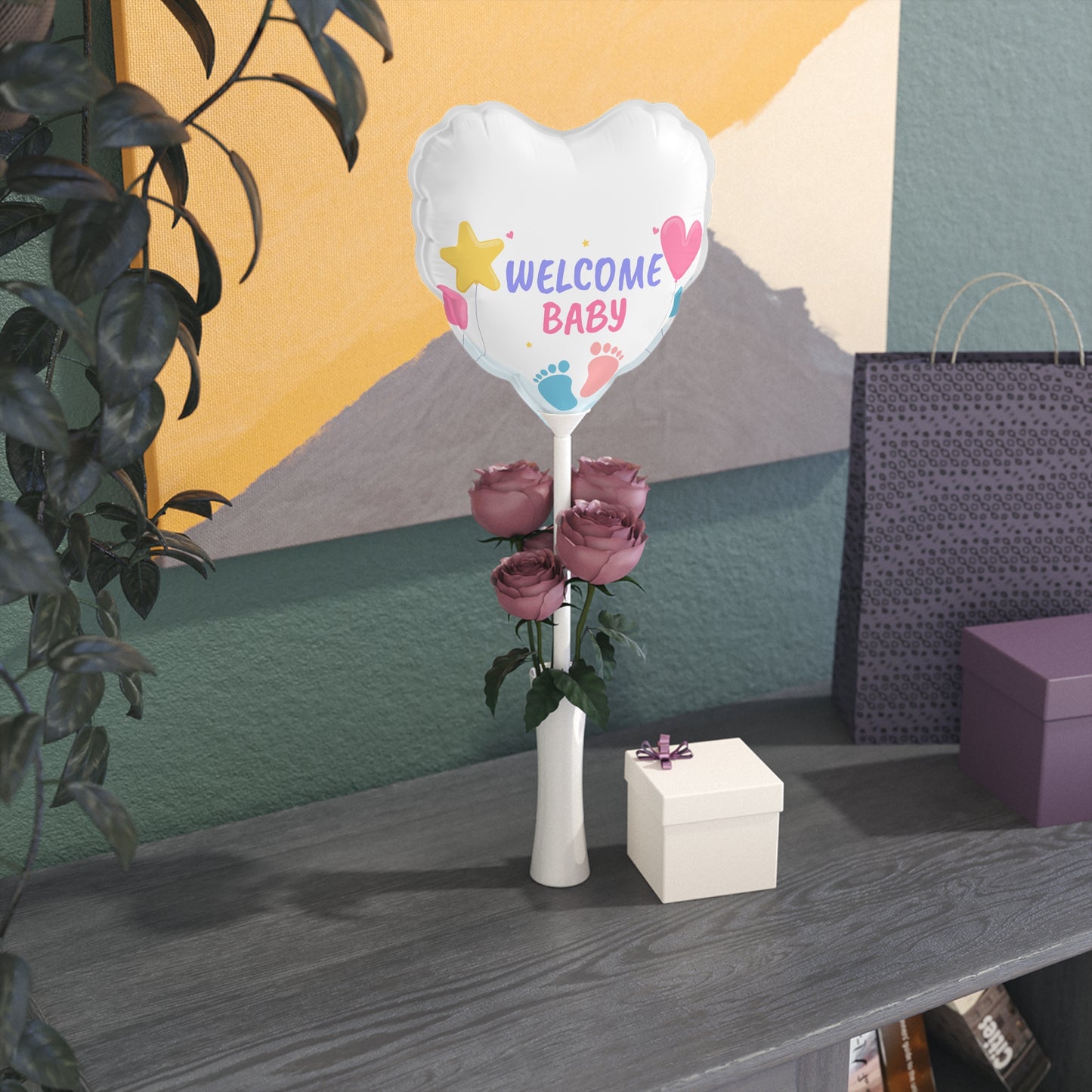 Tiny Steps, Big Dreams Custom Balloon
