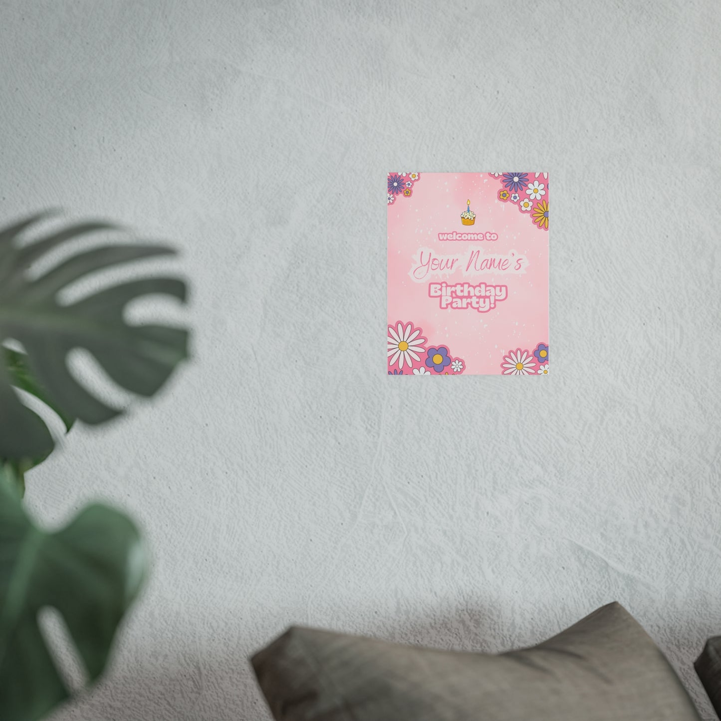 Blossom Birthday Matte Posters