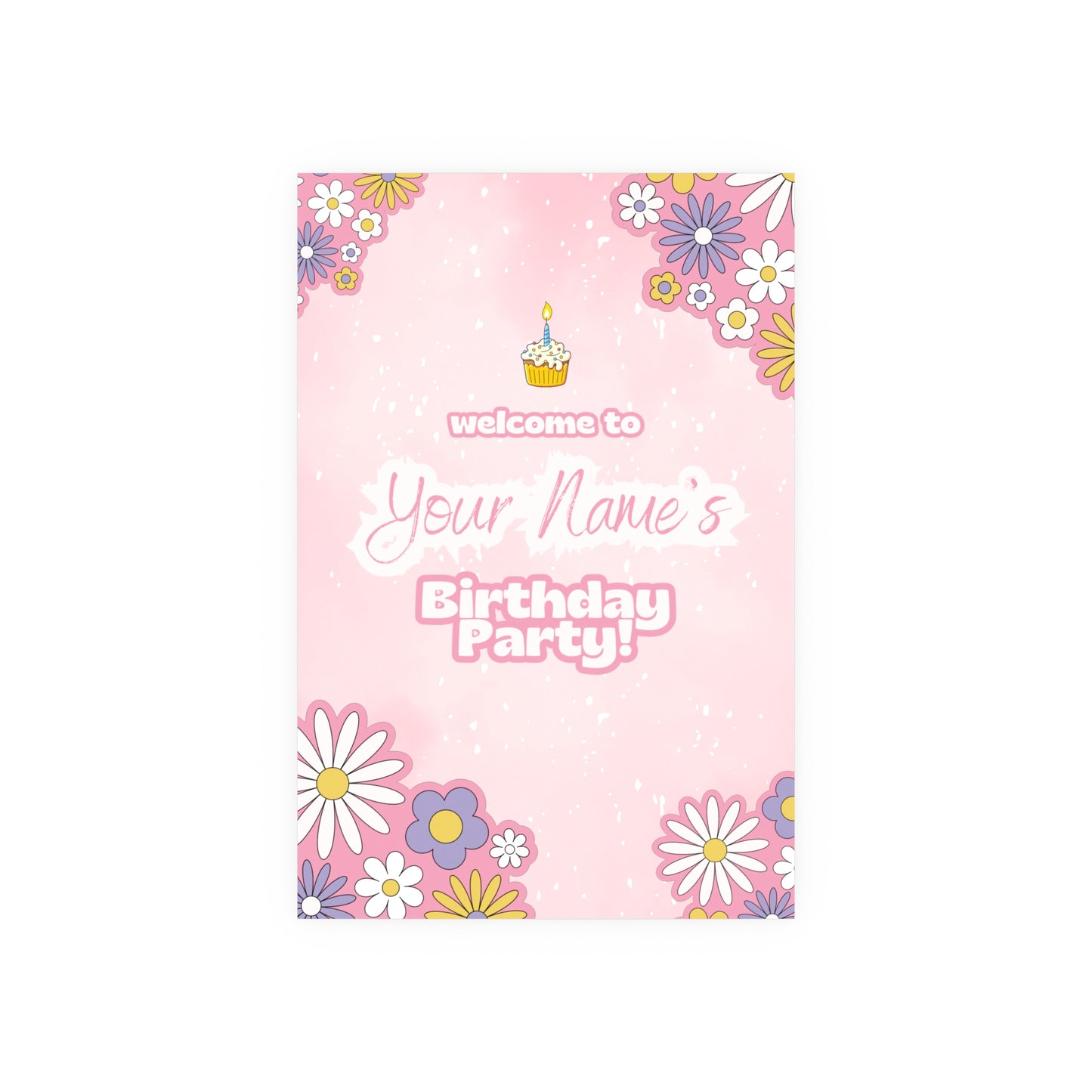 Blossom Birthday Matte Posters