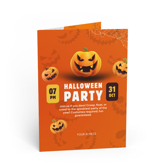 Pumpkin Party Greeting Cards