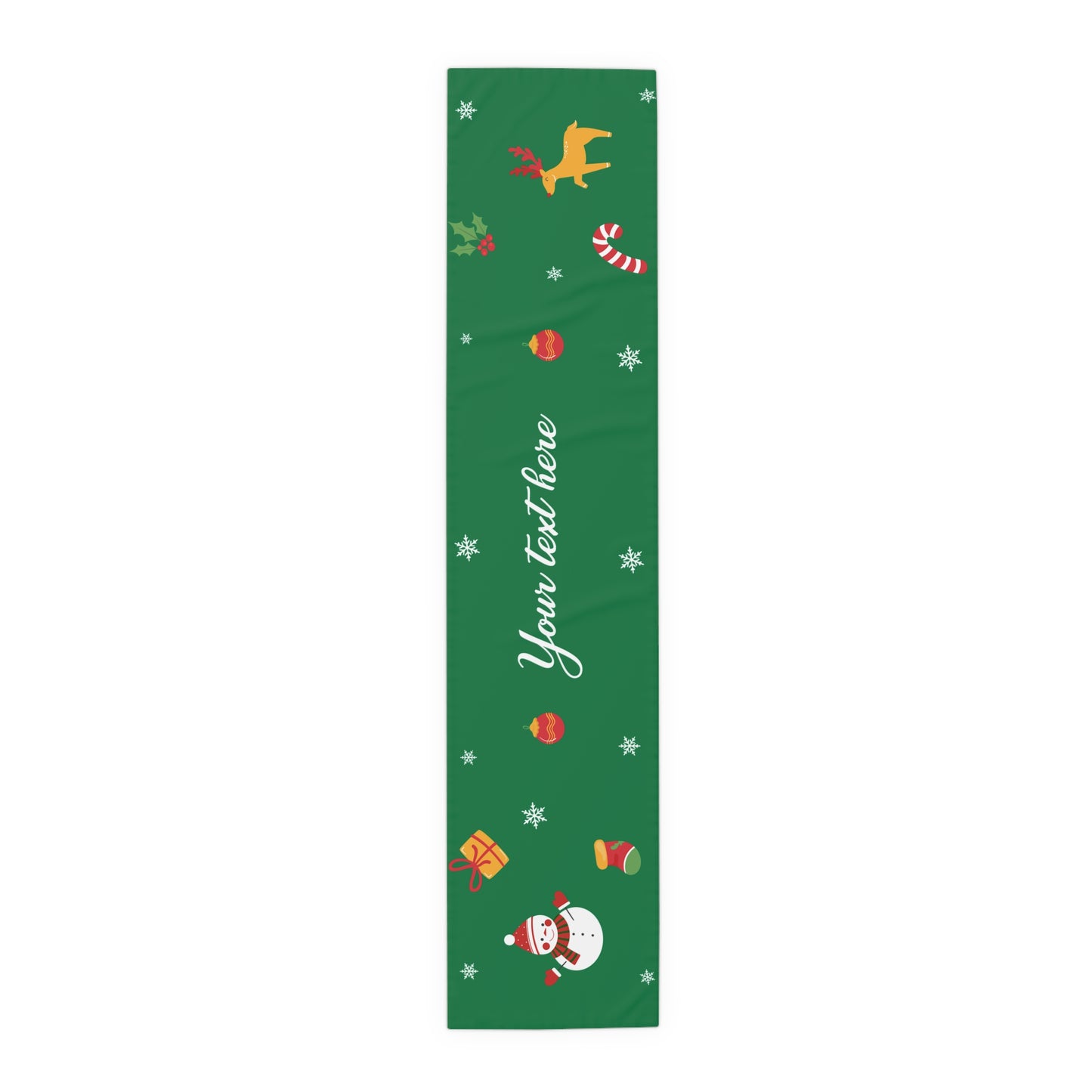 Joyful Holiday Table Runner (Cotton, Poly)