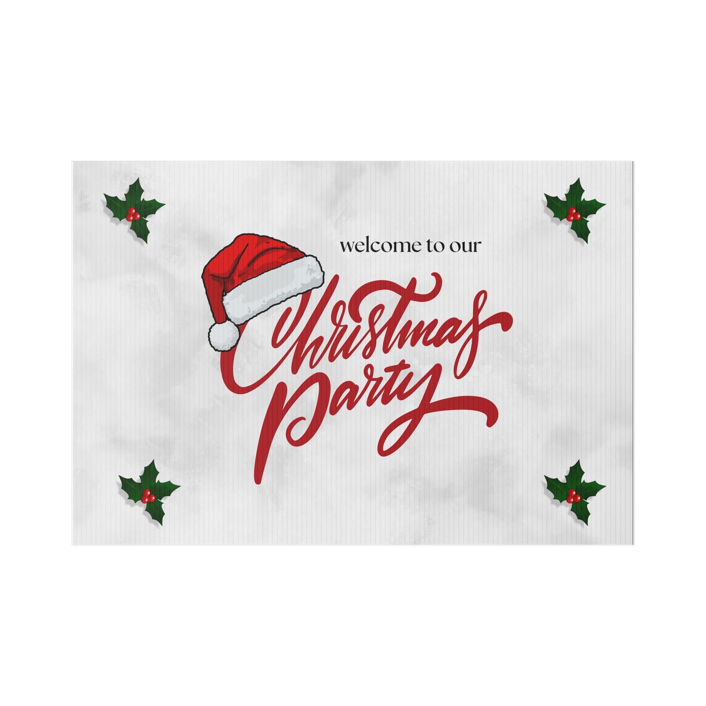 Merry Gathering Lawn Sign