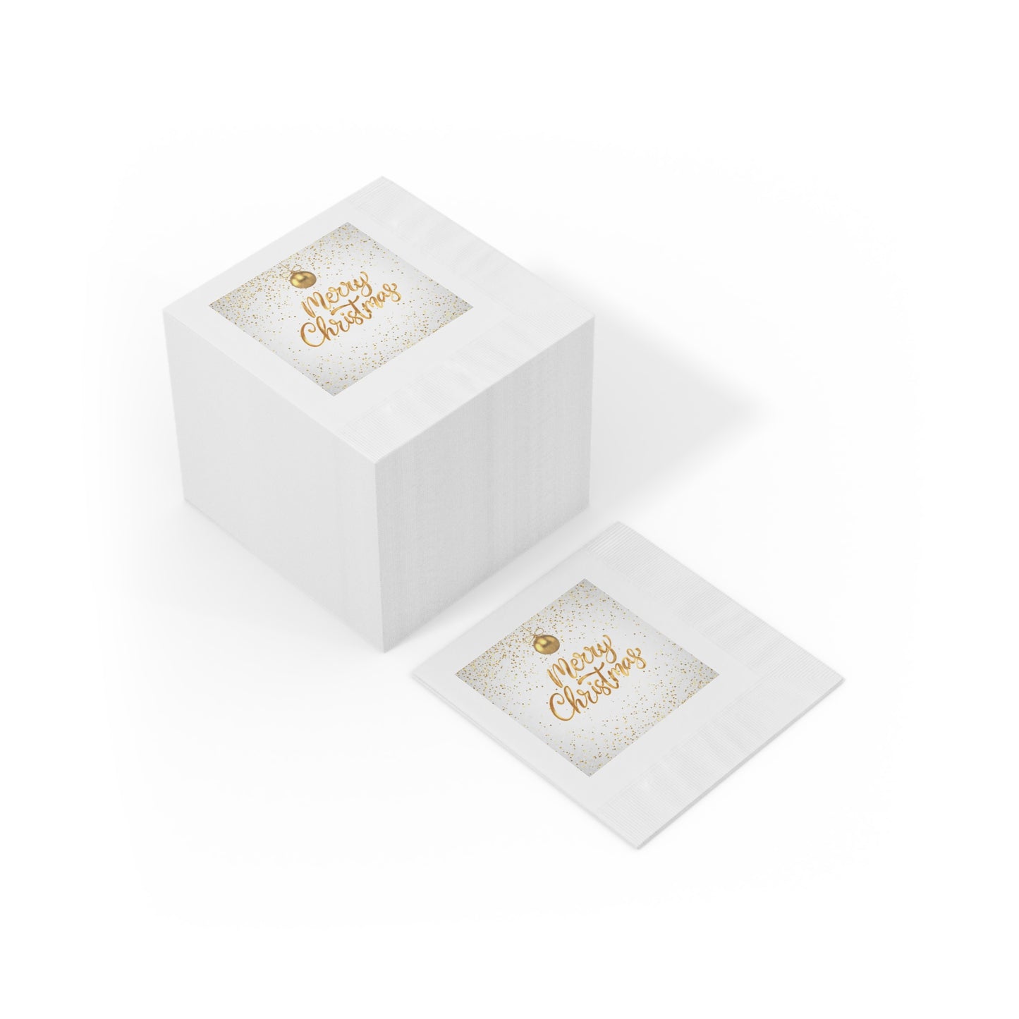 Golden Christmas Napkins