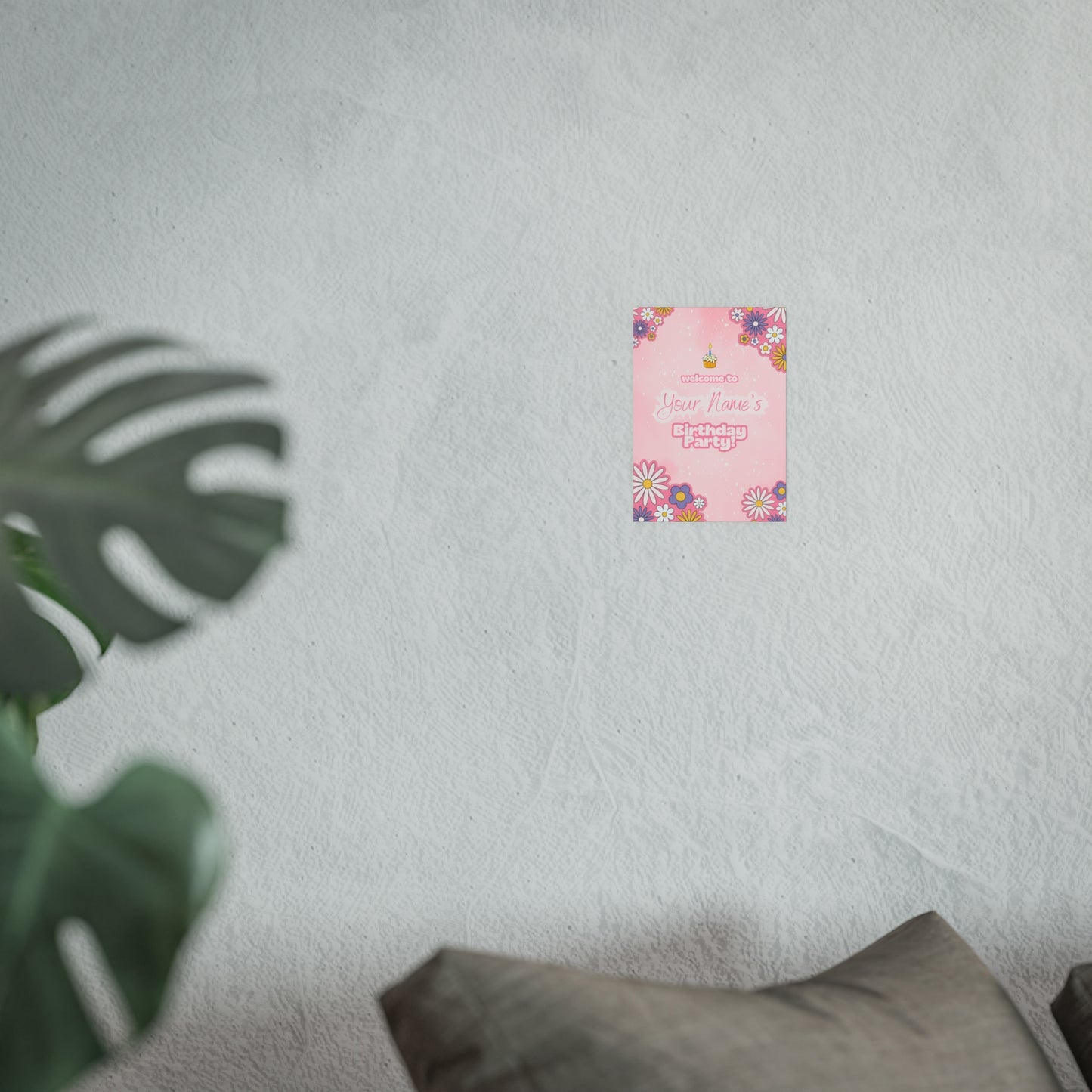 Blossom Birthday Matte Posters