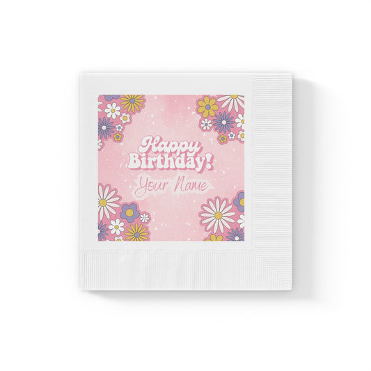 Blossom Birthday Napkins