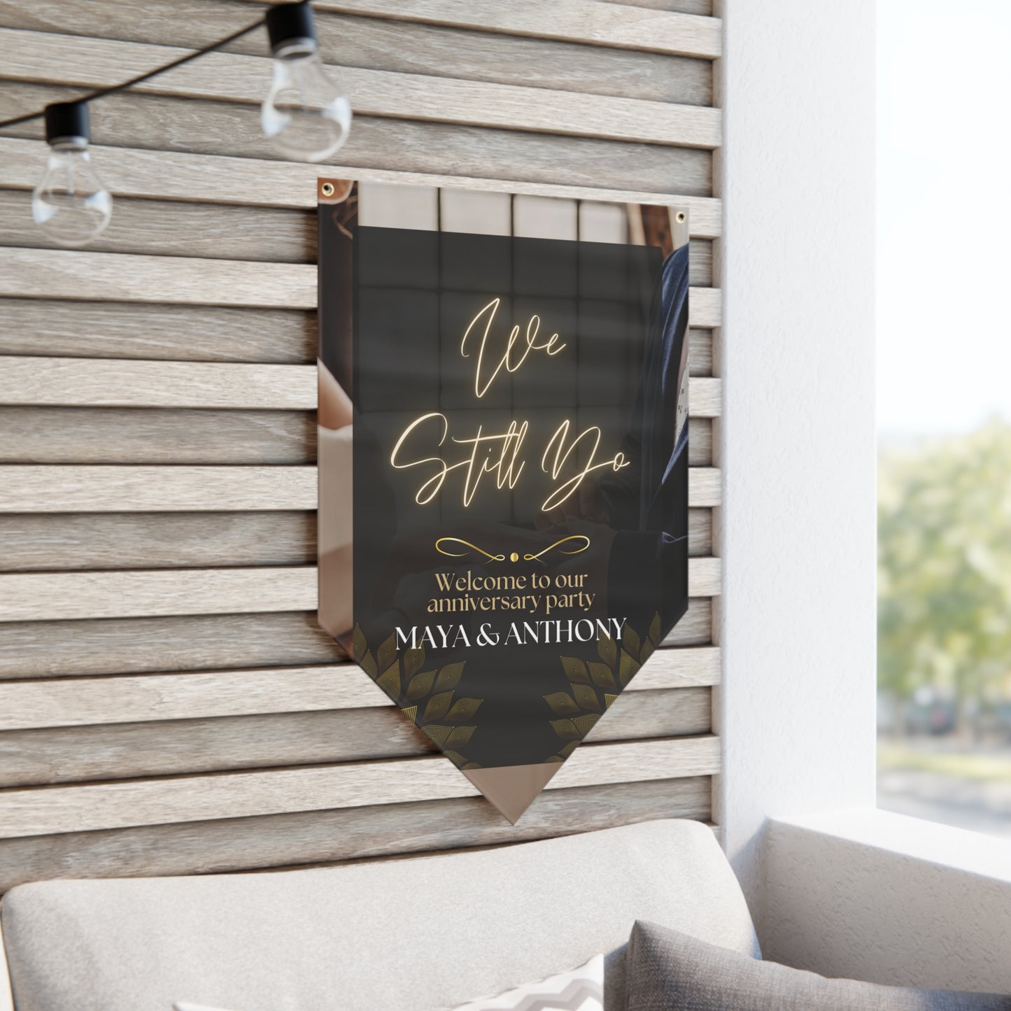 Love Renewed Pennant Banner