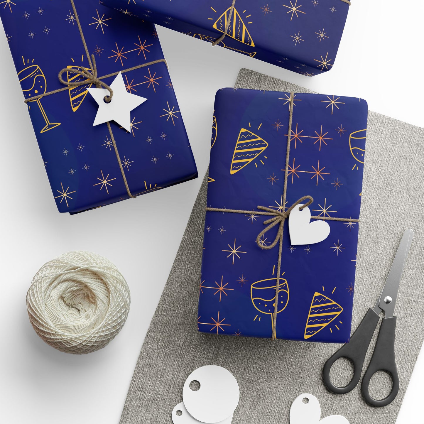 Starlit Celebration Wrapping Papers