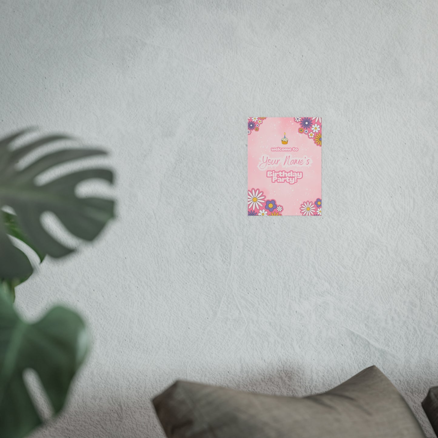 Blossom Birthday Matte Posters