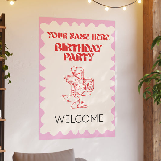 Retro Cocktail Matte Posters
