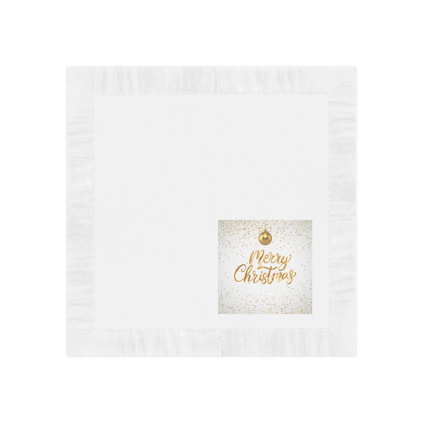 Golden Christmas Napkins