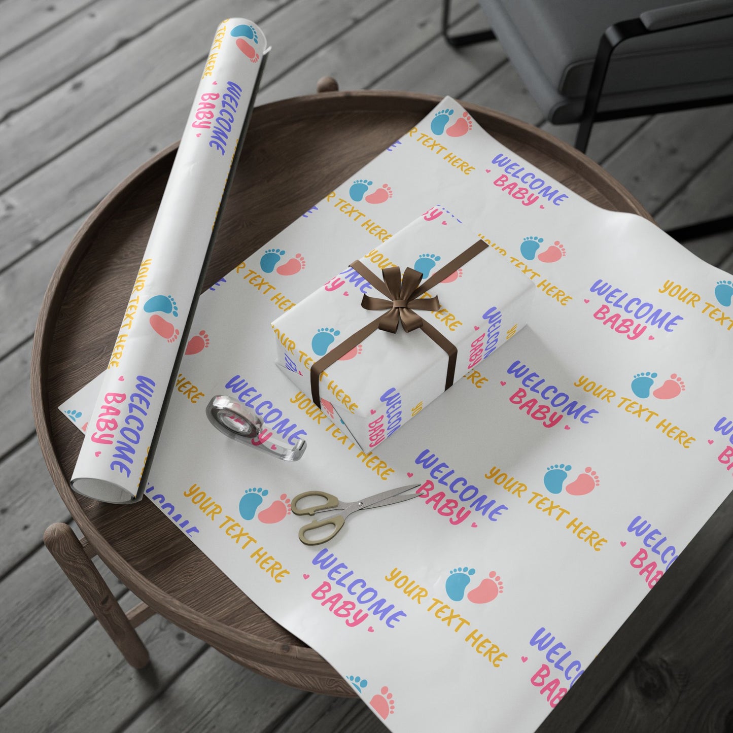 Tiny Steps, Big Dreams Wrapping Paper