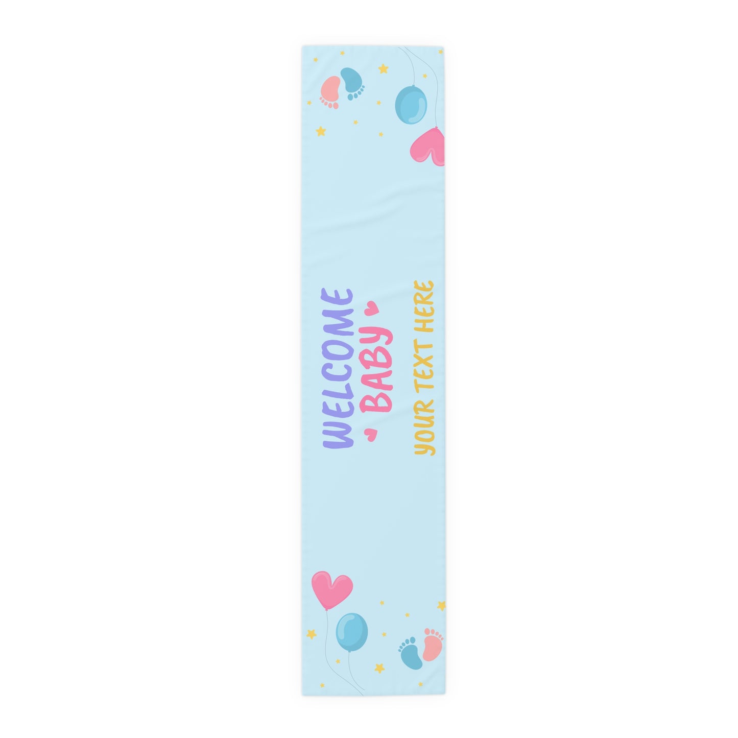 Tiny Steps, Big Dreams Custom Table Runner