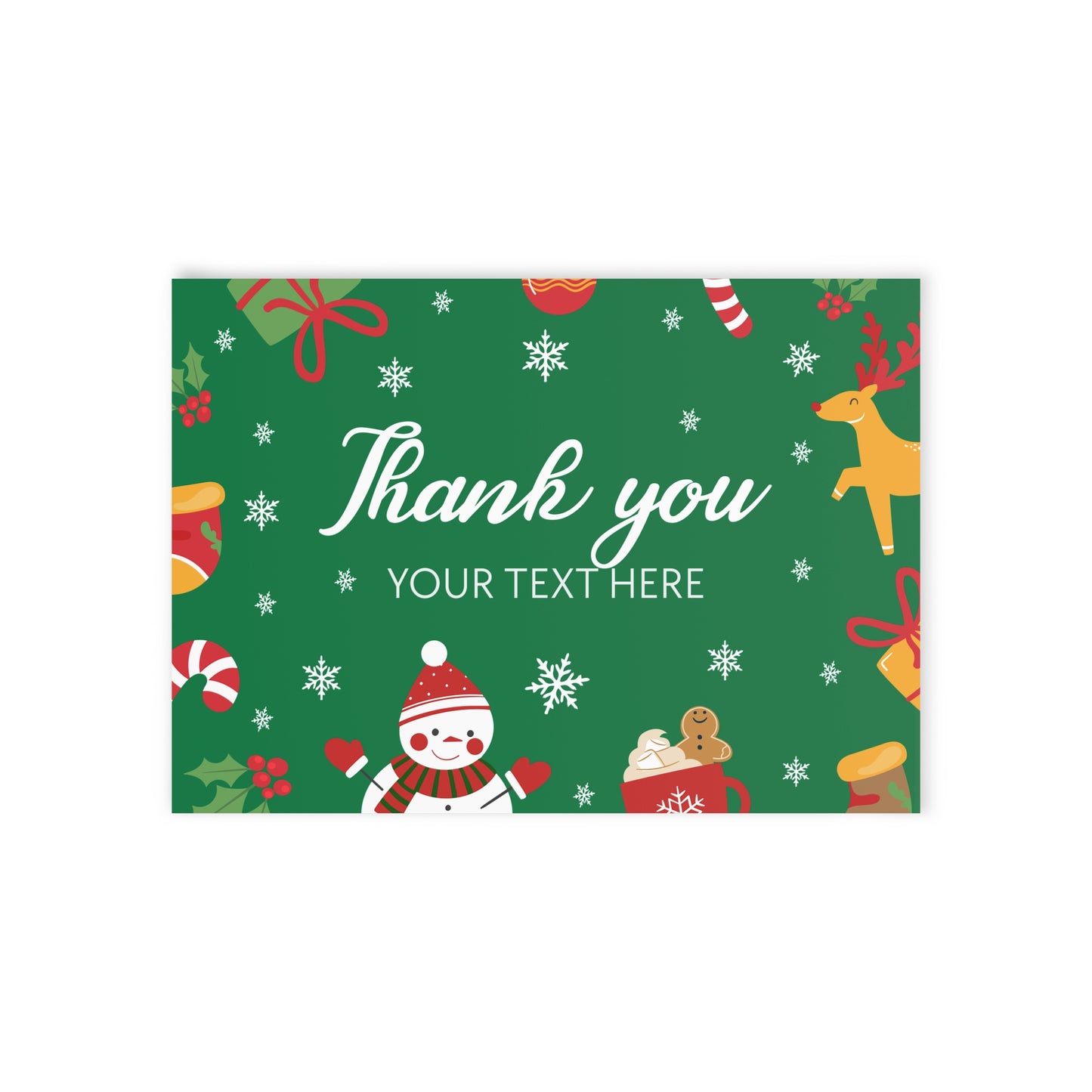 Joyful Holiday Holiday Cards (Two-sided print)