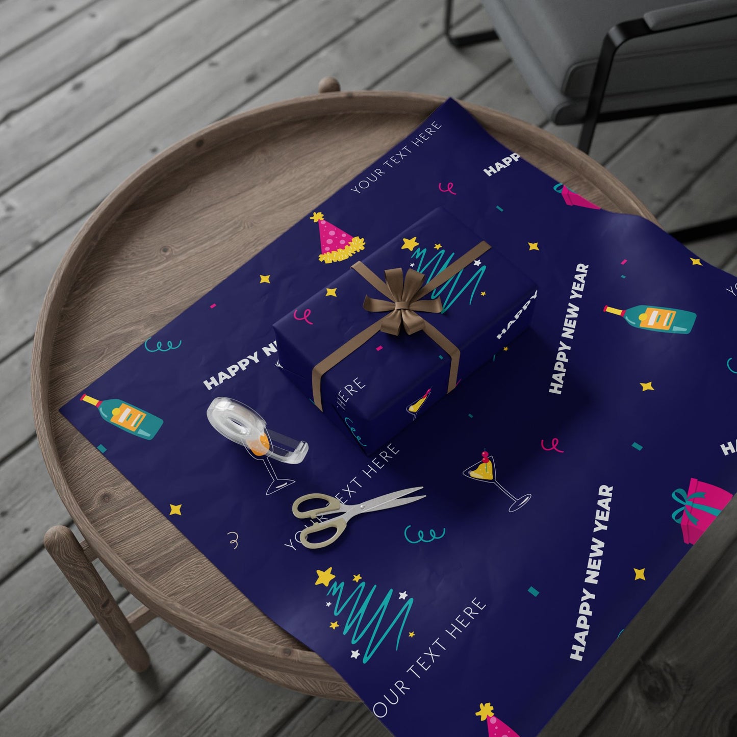 Cosmic Countdown Wrapping Papers
