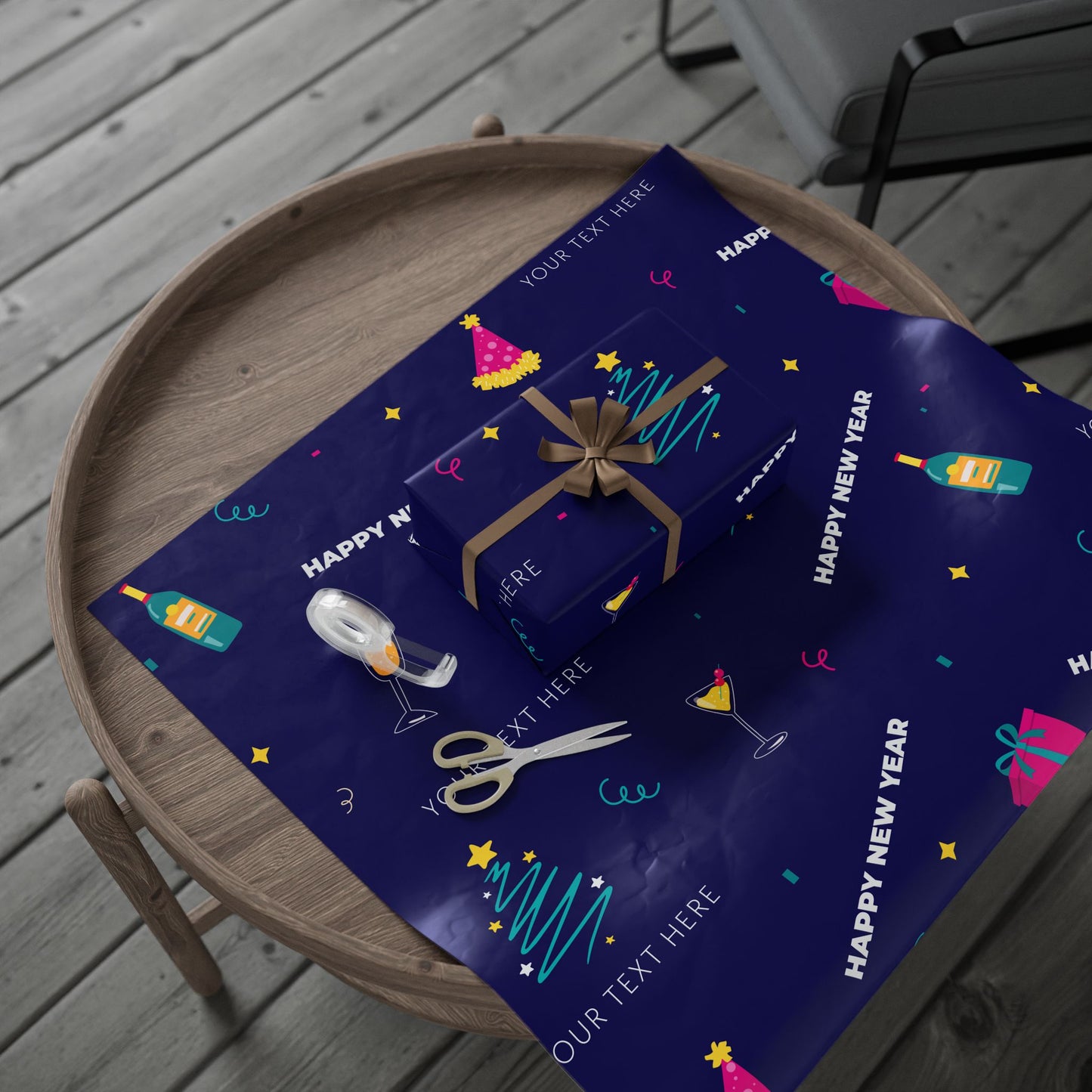 Cosmic Countdown Wrapping Papers