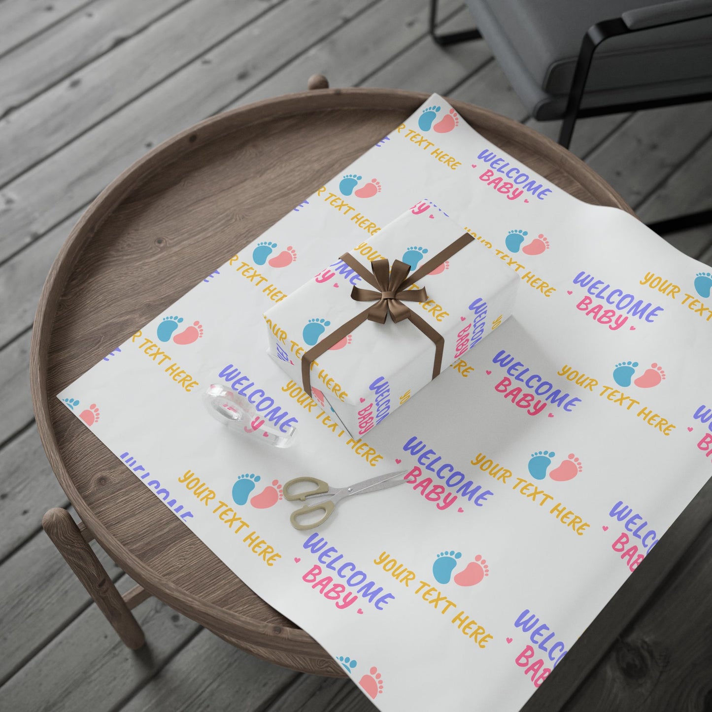 Tiny Steps, Big Dreams Wrapping Paper