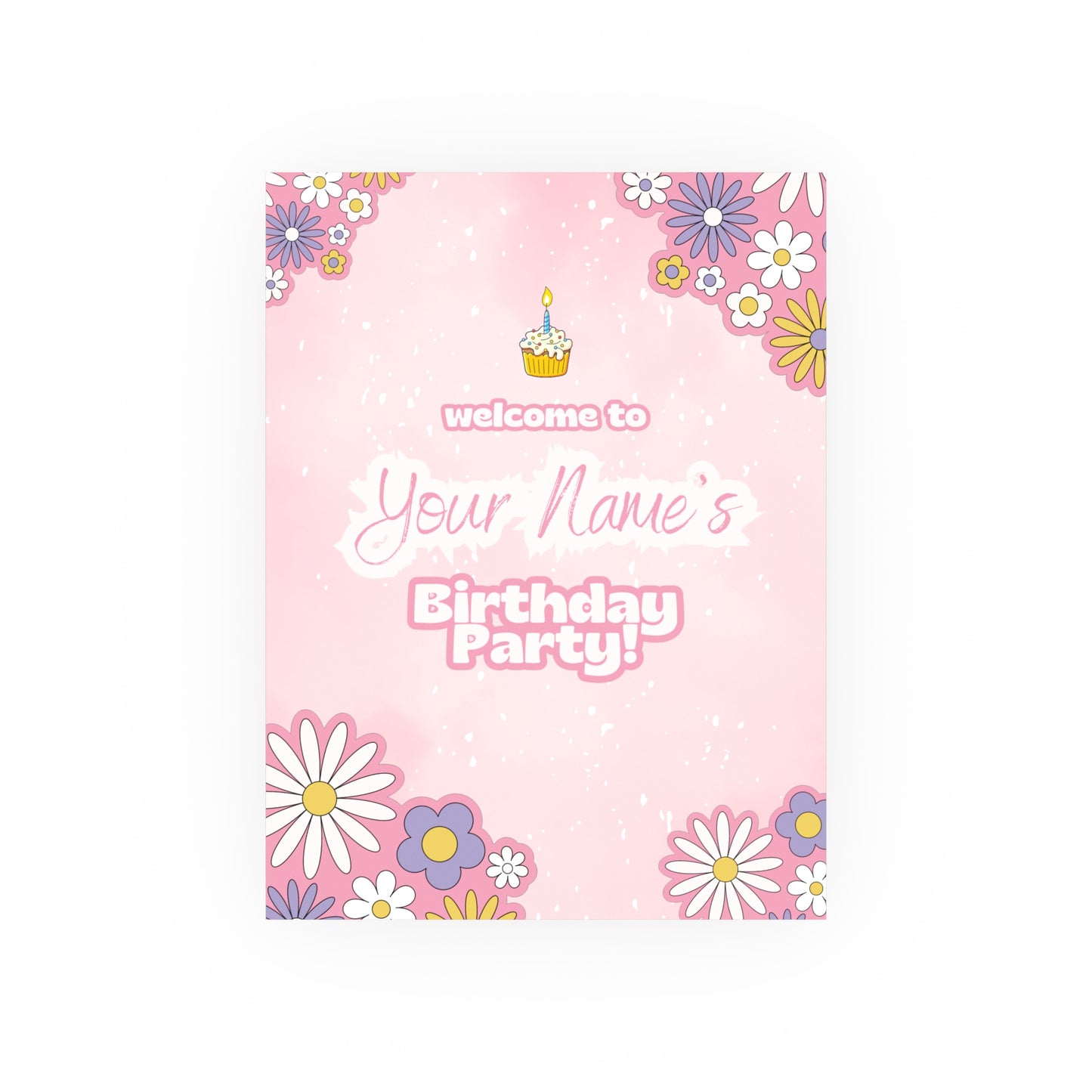 Blossom Birthday Matte Posters