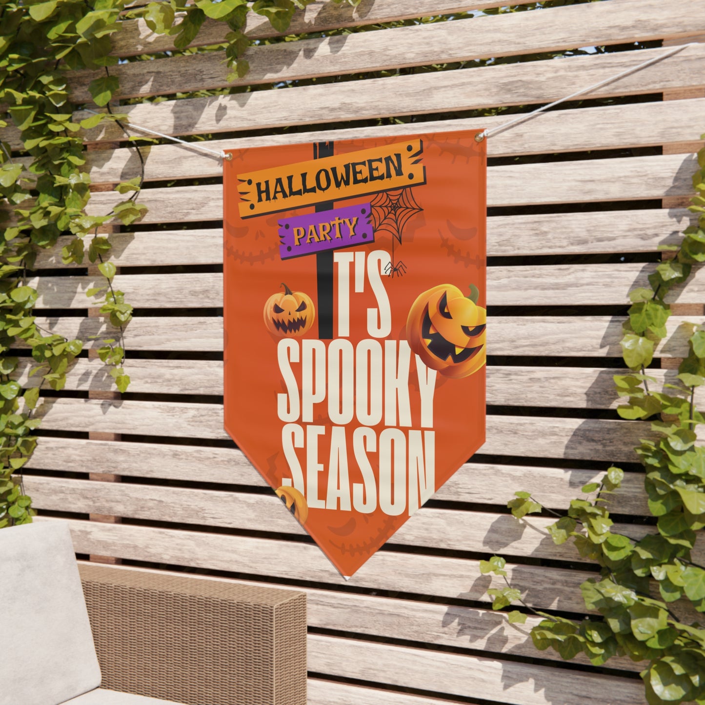Pumpkin Party Pennant Banner