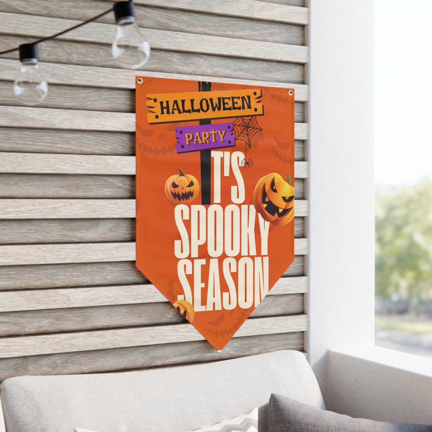 Pumpkin Party Pennant Banner