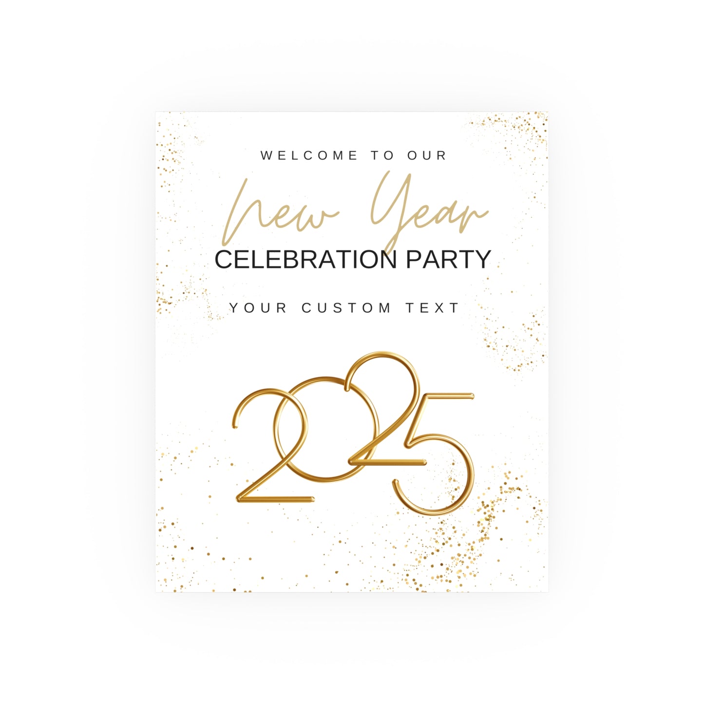 Golden New Beginnings Matte Posters