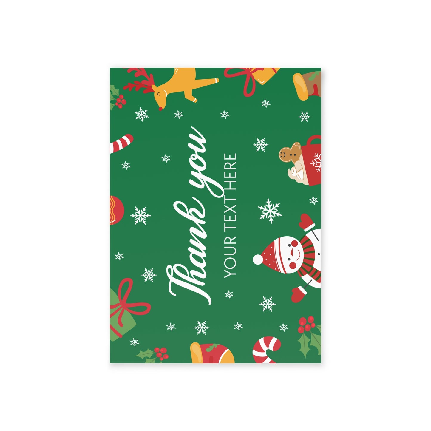 Joyful Holiday Holiday Cards (Two-sided print)