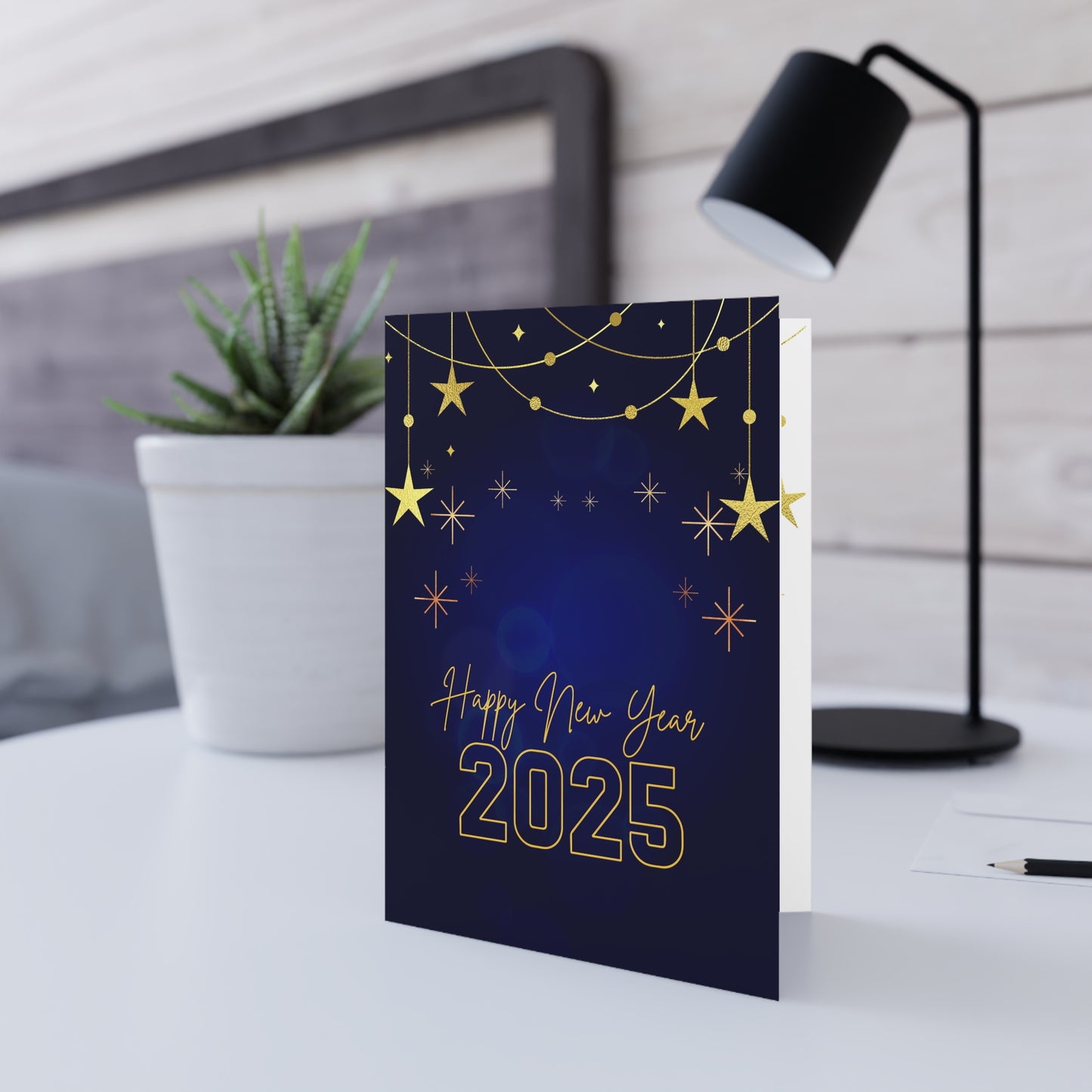 Starlit Celebration Greeting Cards