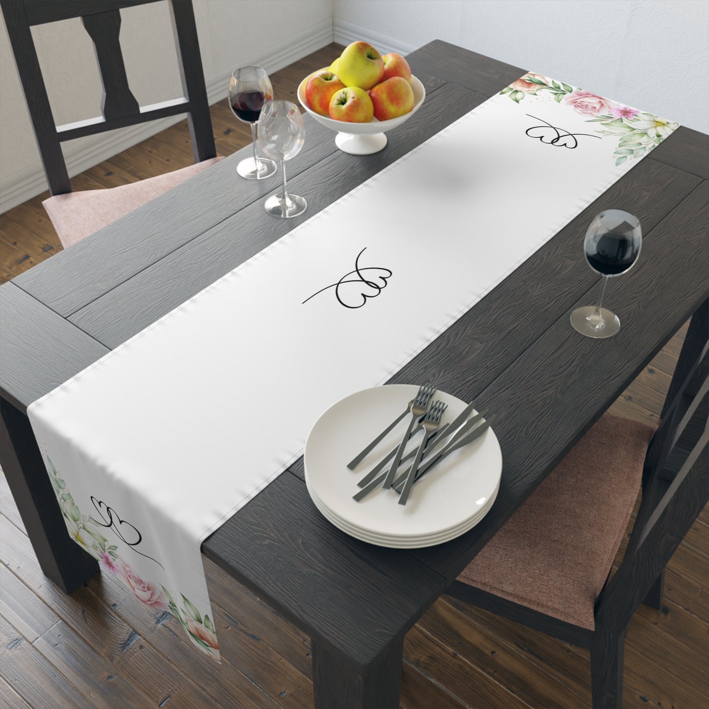 Floral Romance Table Runner (Cotton, Poly)