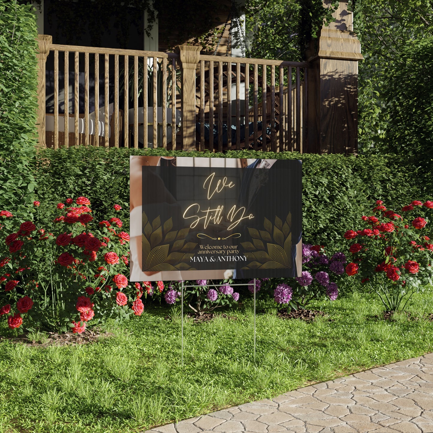 Love Renewed Lawn Sign
