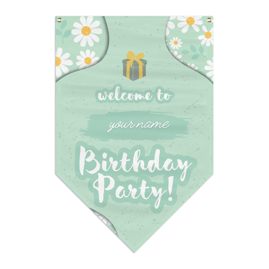 Mint Vibes Pennant Banner