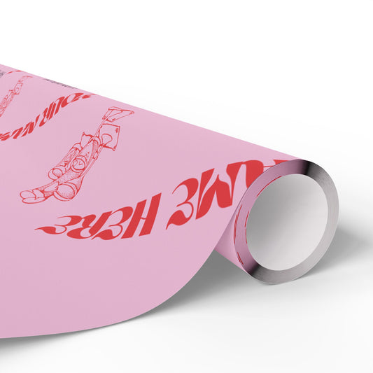 Retro Cocktail Wrapping Paper