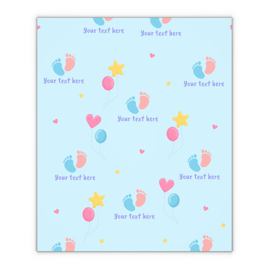 Tiny Steps, Big Dreams Custom Wrapping Paper