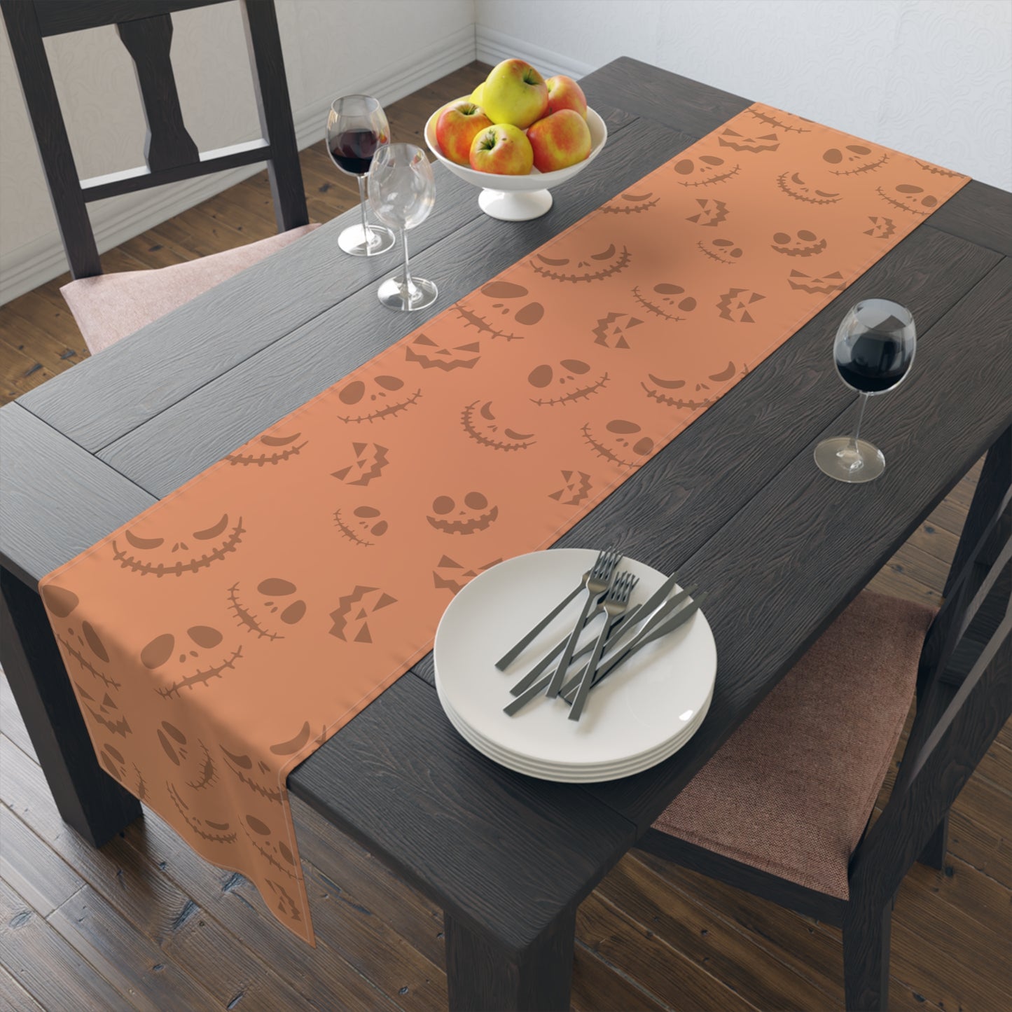 Pumpkin Party Table Runner (Cotton, Poly)