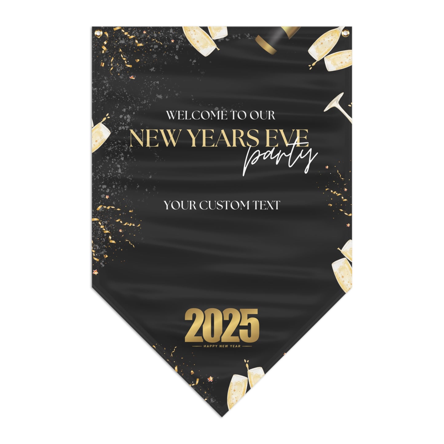 Midnight Sparkle Pennant Banner