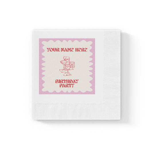 Retro Cocktail Napkins