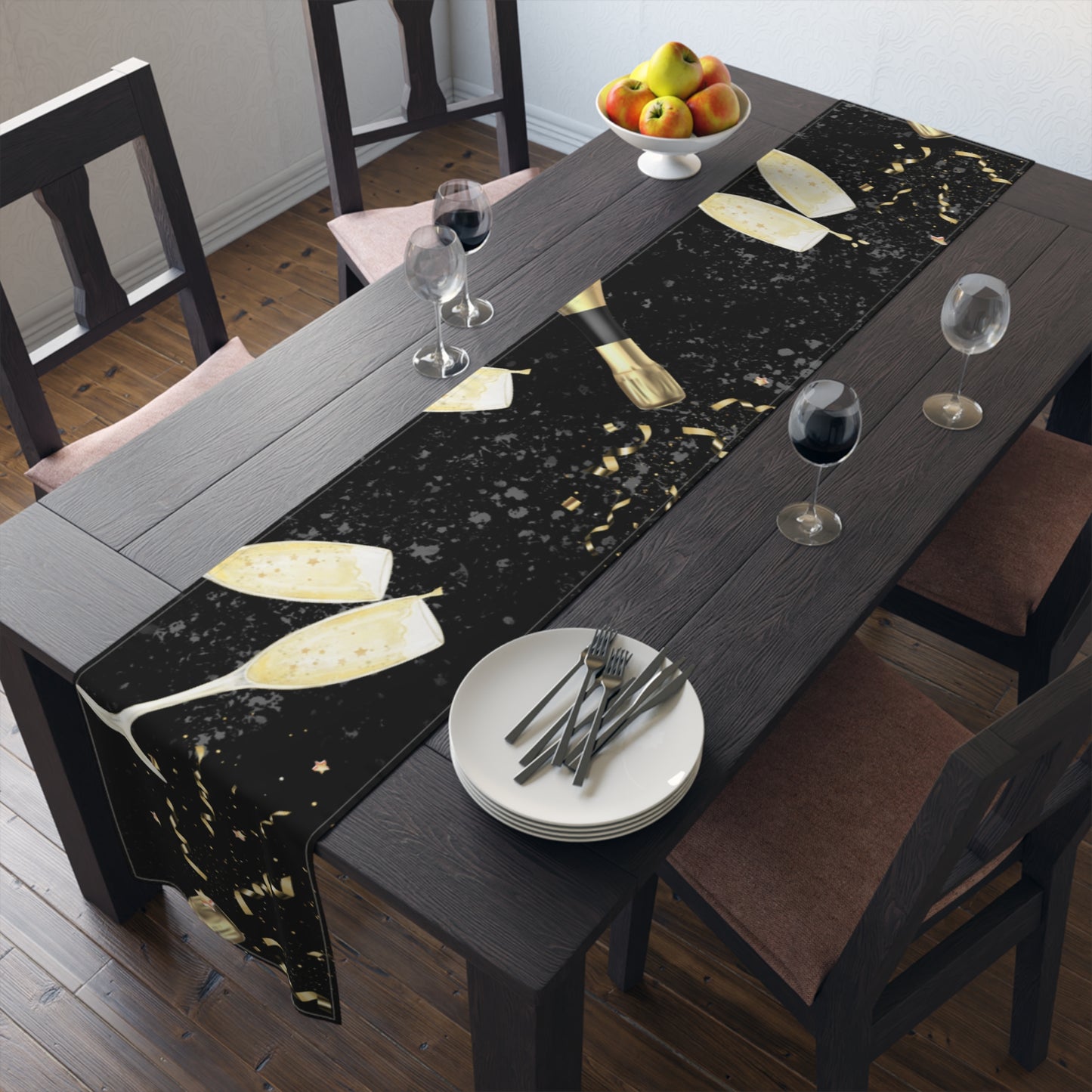 Midnight Sparkle Table Runner (Cotton, Poly)