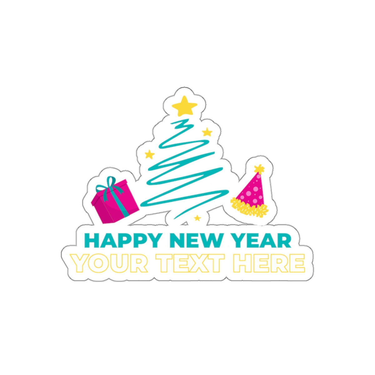Cosmic Countdown Stickers