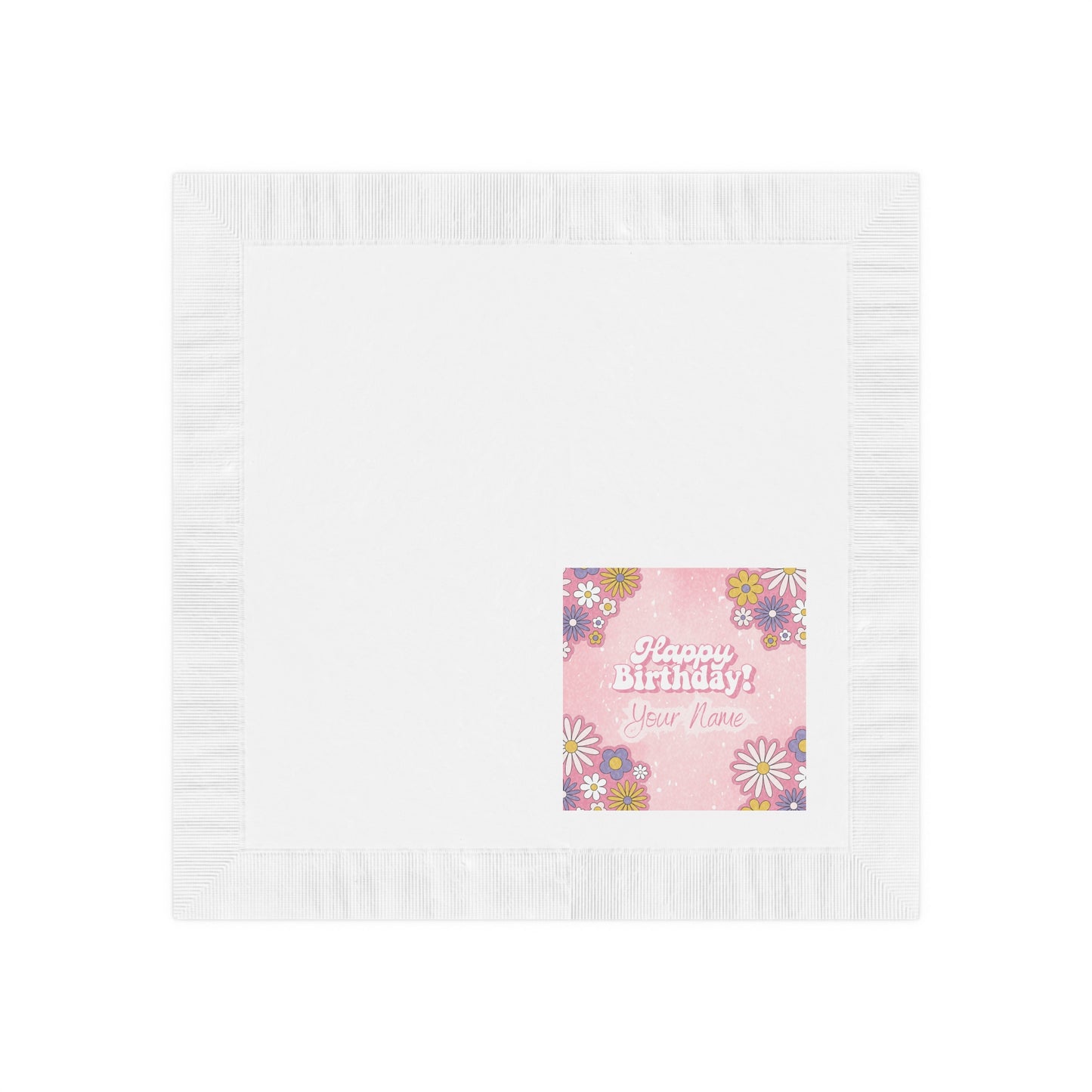 Blossom Birthday Napkins