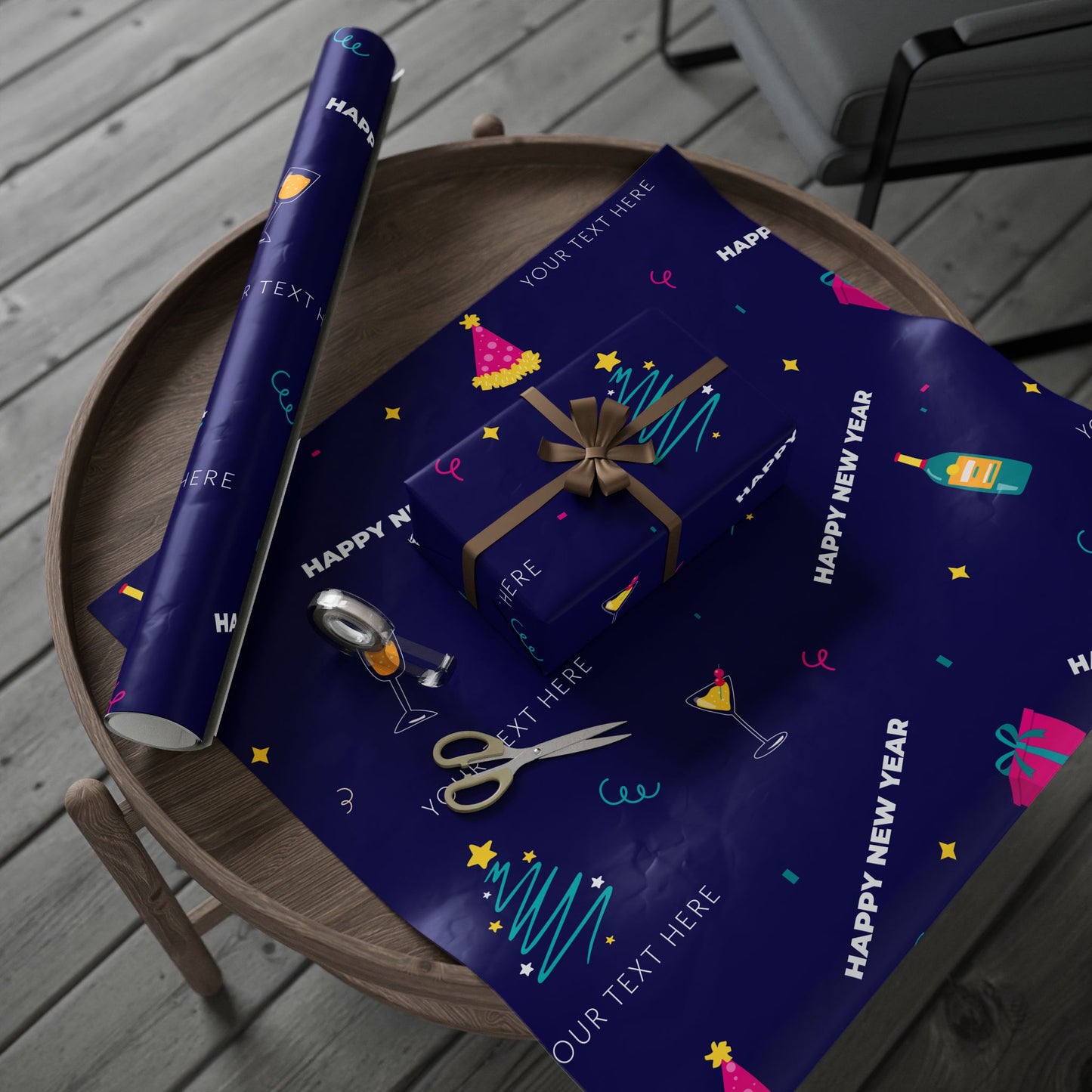 Cosmic Countdown Wrapping Papers