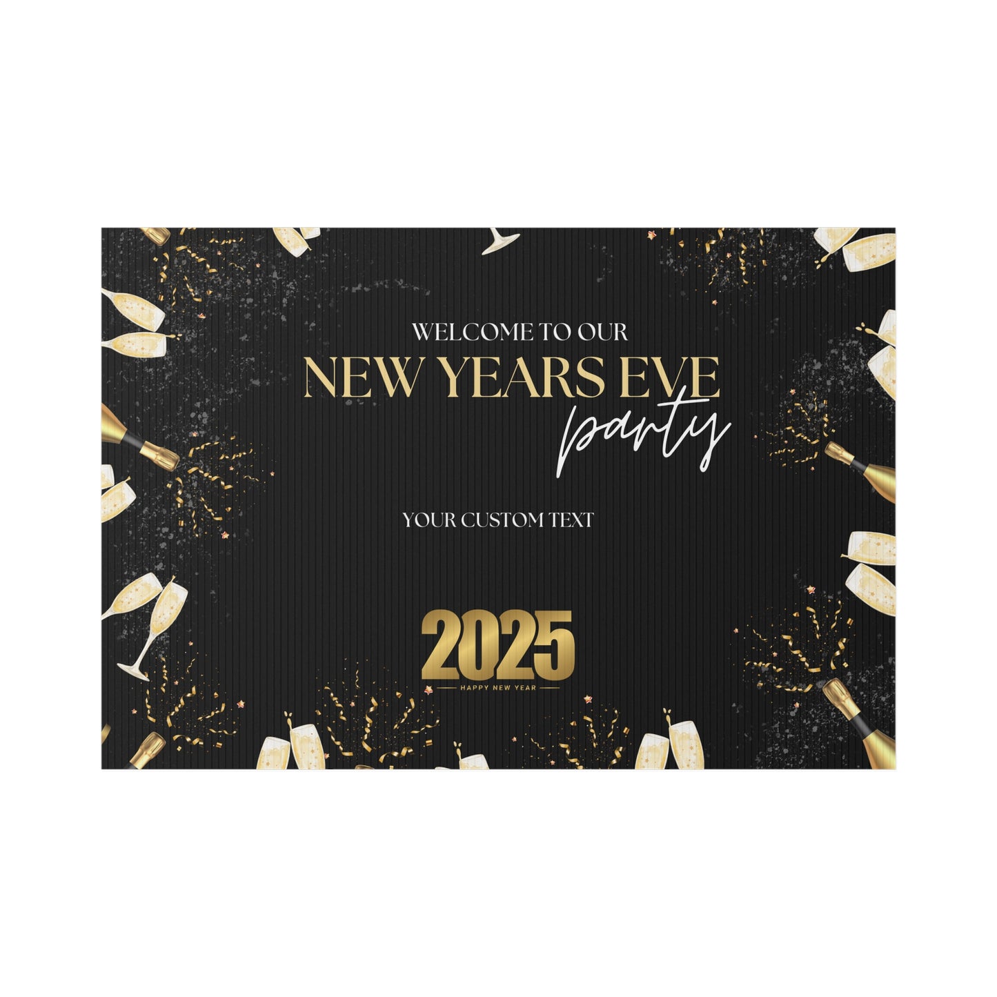 Midnight Sparkle Lawn Sign