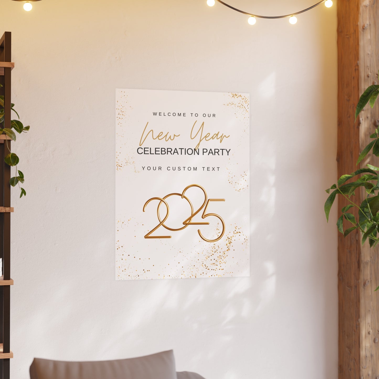 Golden New Beginnings Matte Posters