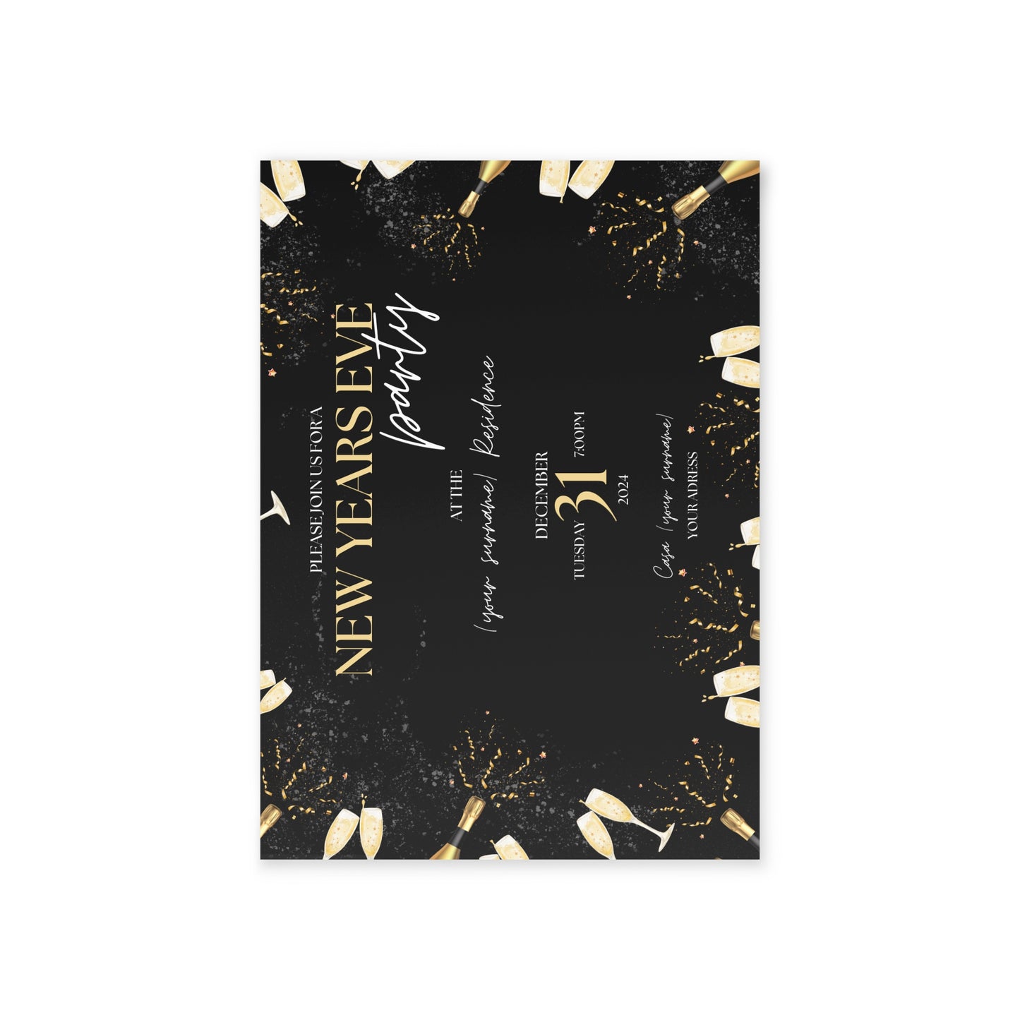 Midnight Sparkle Holiday Cards