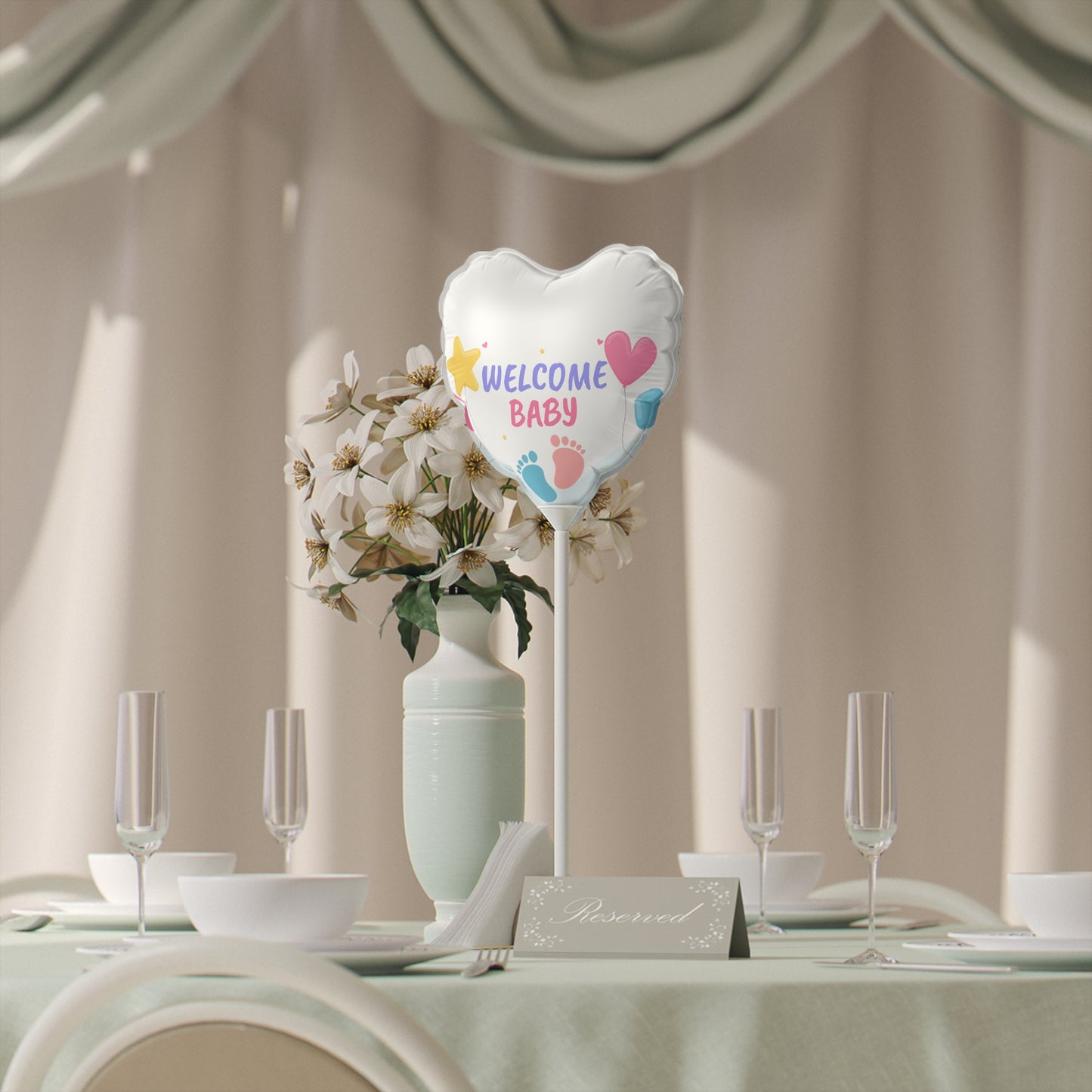 Tiny Steps, Big Dreams Custom Balloon