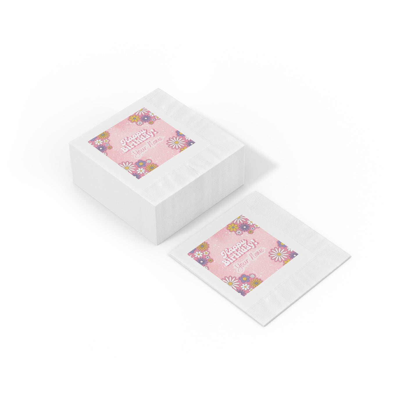 Blossom Birthday Napkins