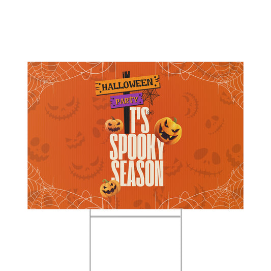 Pumpkin Party Lawn Sign