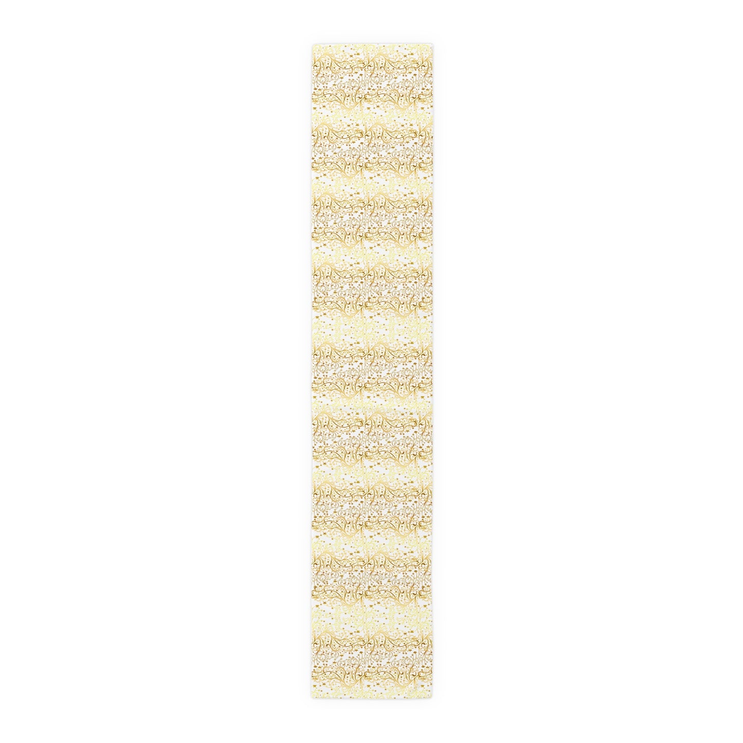 Golden Christmas Table Runner (Cotton, Poly)