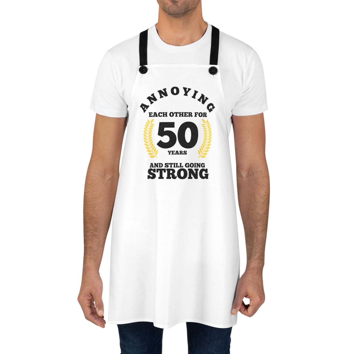 "50 Years Strong" Anniversary Apron